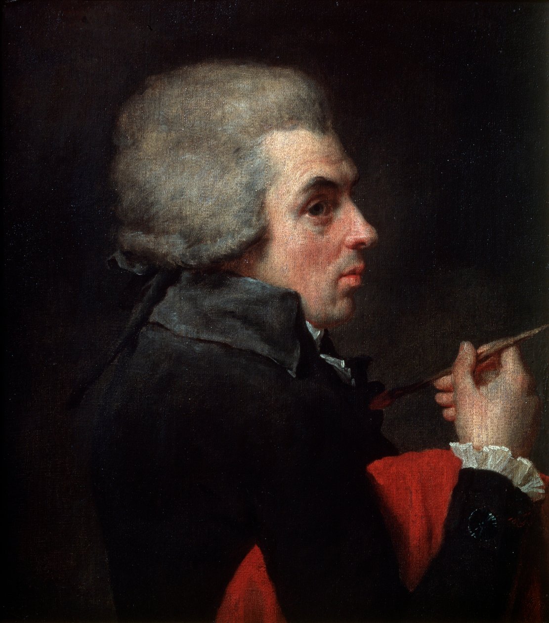 Selvportræt, c1789. af Jacques Louis David
