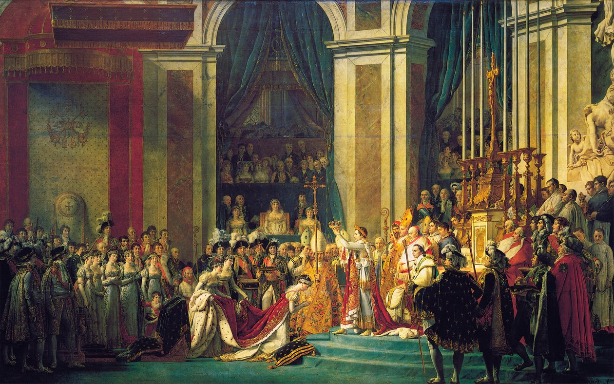 Napoleons kroning ved Notre-Dame de Paris den 2. december 1804