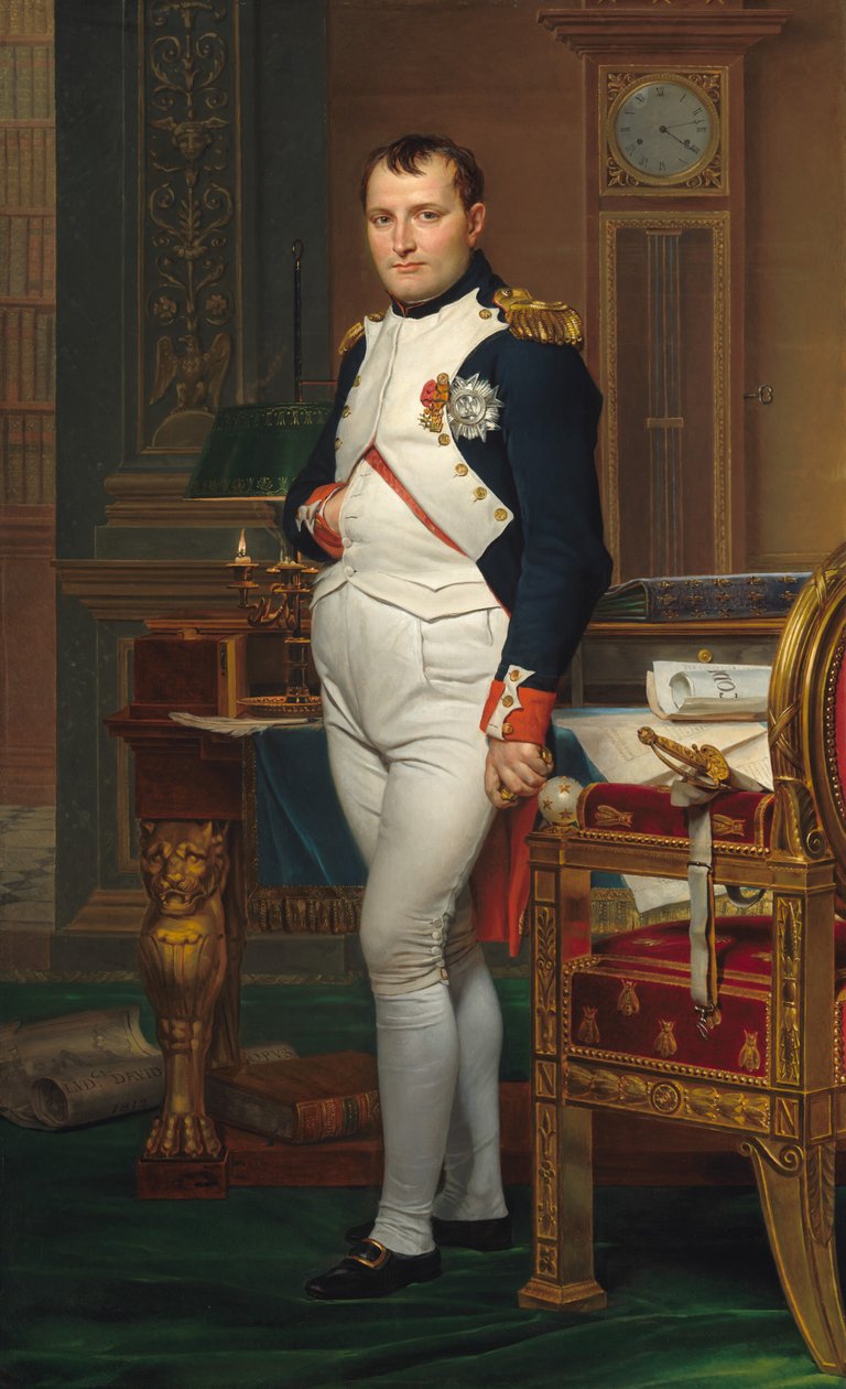 Kejser Napoleon i sit Studium ved Tuilerierne af Jacques Louis David