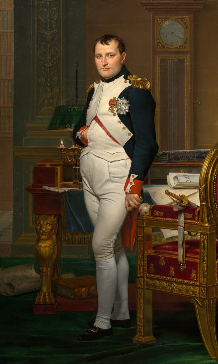 Kejser Napoleon i sit arbejdsværelse i Tuilerierne

"

" af Jacques Louis David