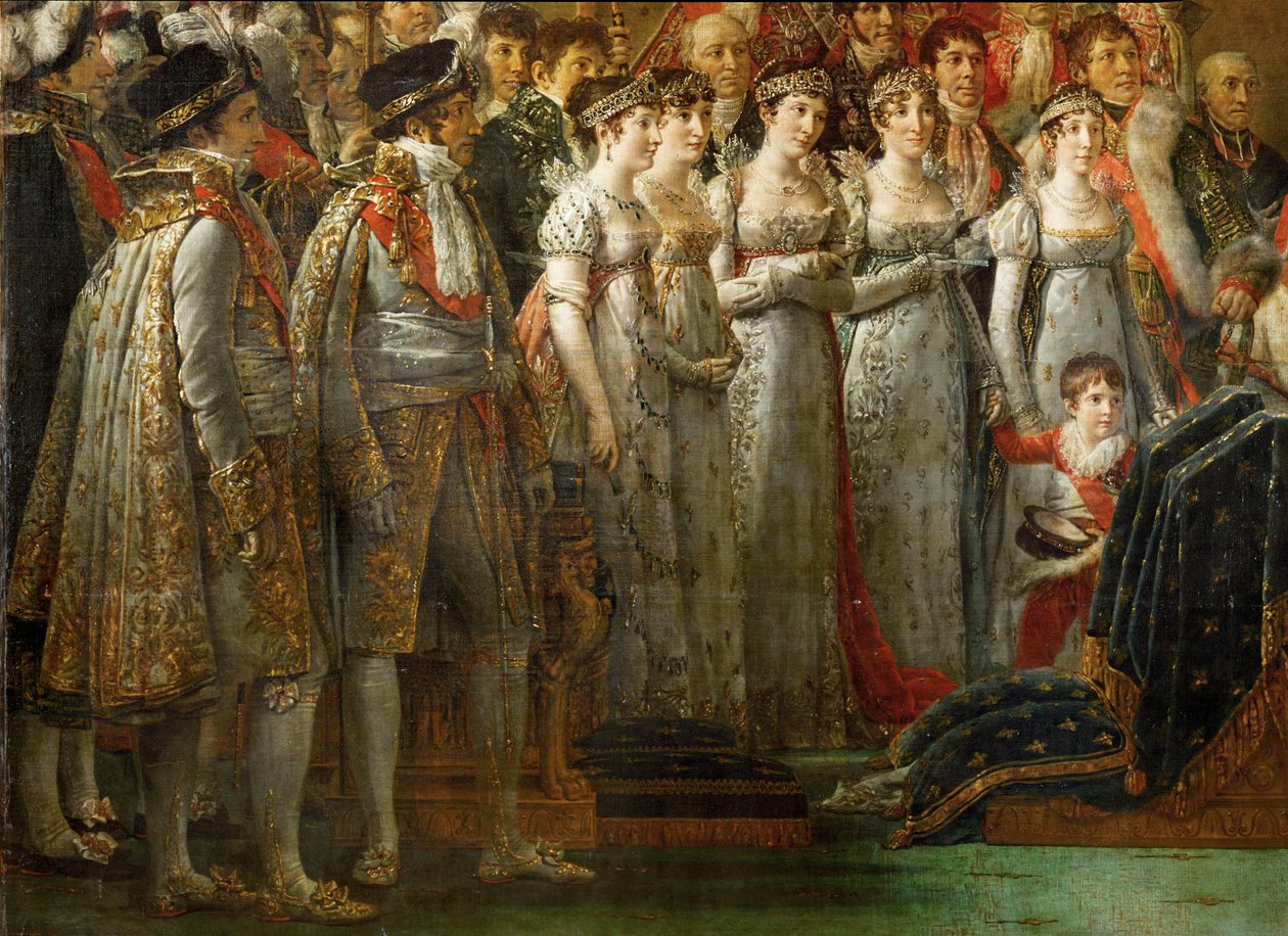 Kroningen af kejser Napoleon I Bonaparte ... af Jacques Louis David