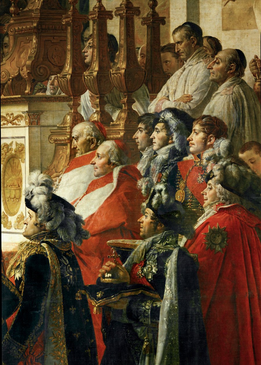 Kroningen af kejser Napoleon I Bonaparte ... af Jacques Louis David