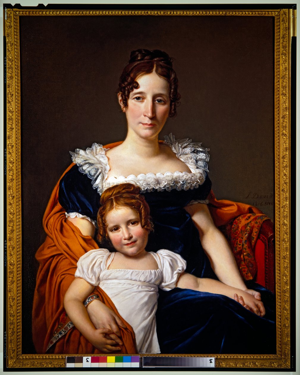 Vicomtesse Vilain XIIII og hendes datter af Jacques Louis David