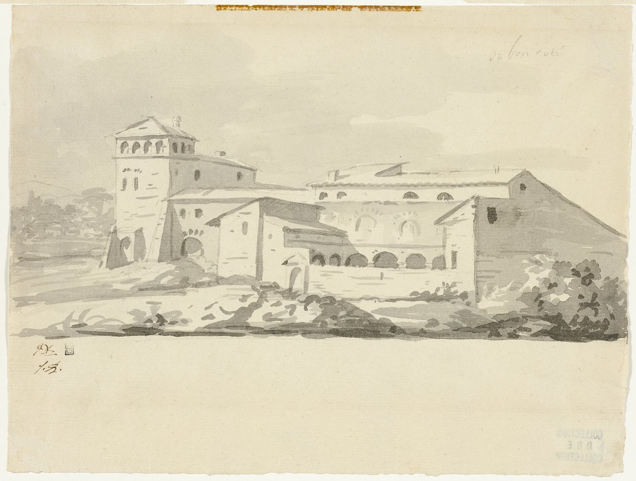 Villa i Campagna af Jacques Louis David