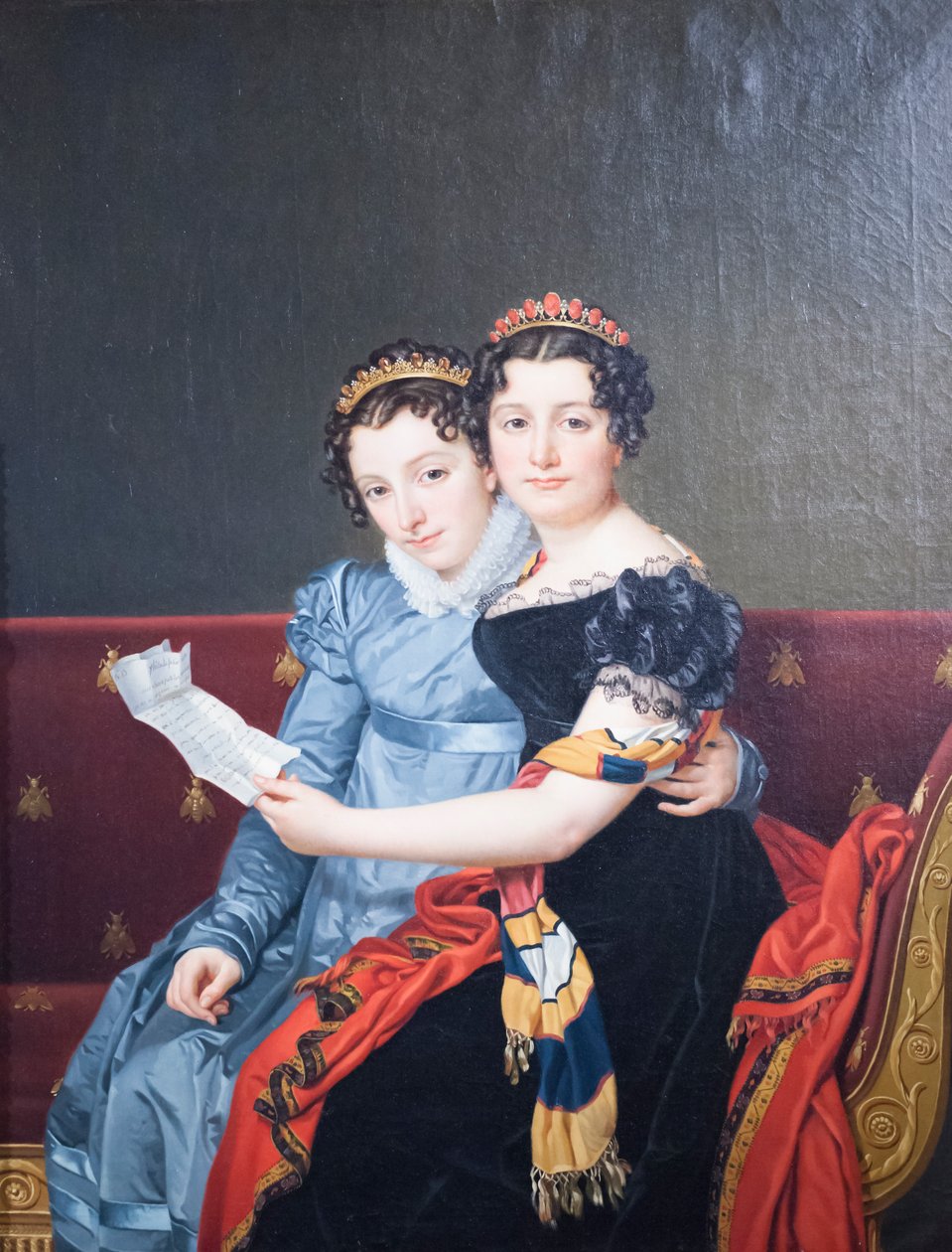 Zenaide og Charlotte Bonaparte af Jacques Louis David