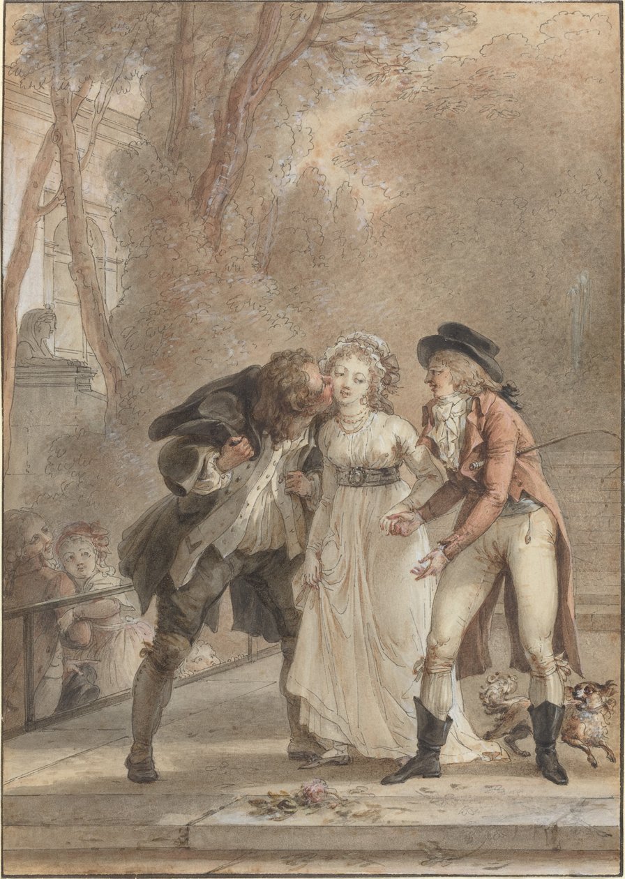 Udlånt Kys af Jacques Louis François Touzé