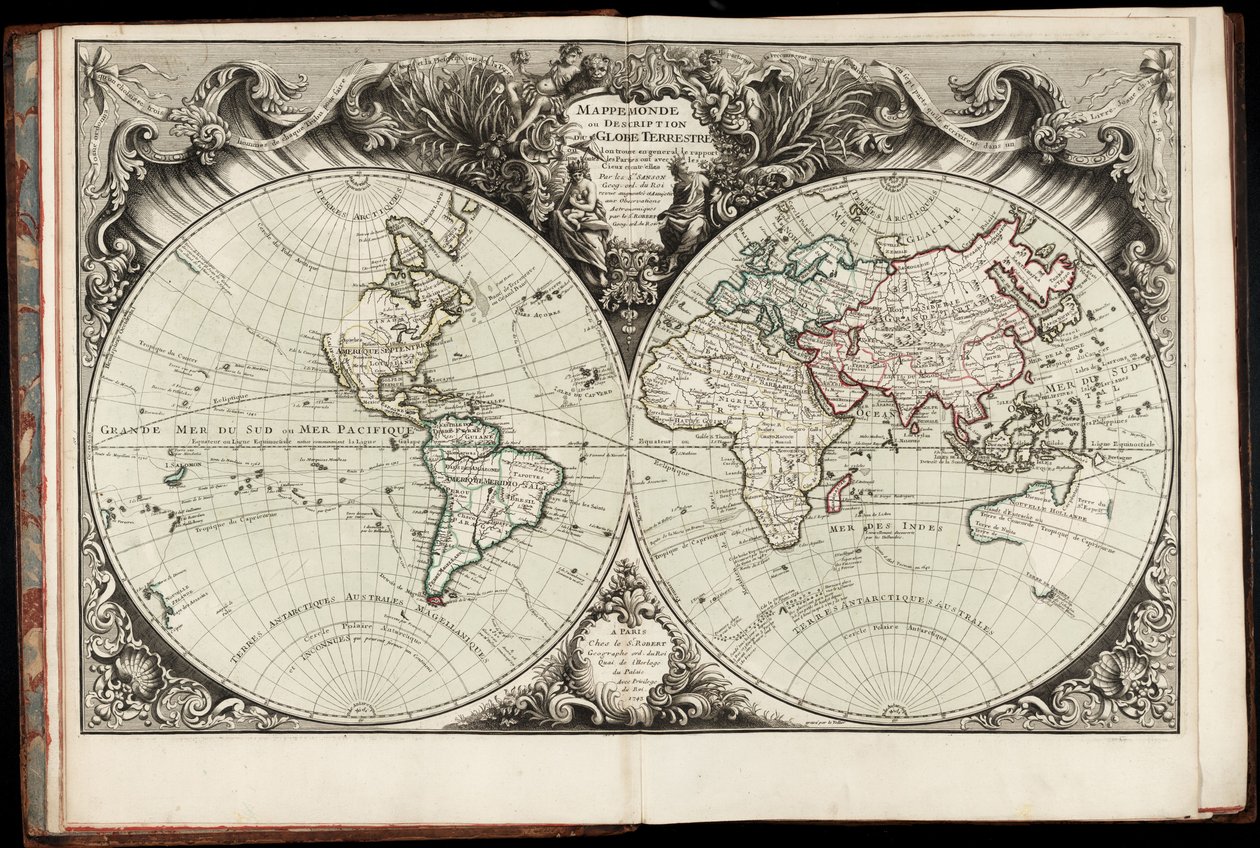 Kort og planer over Amerika. LOC 2003623376-19 af Jacques Nicolas Bellin