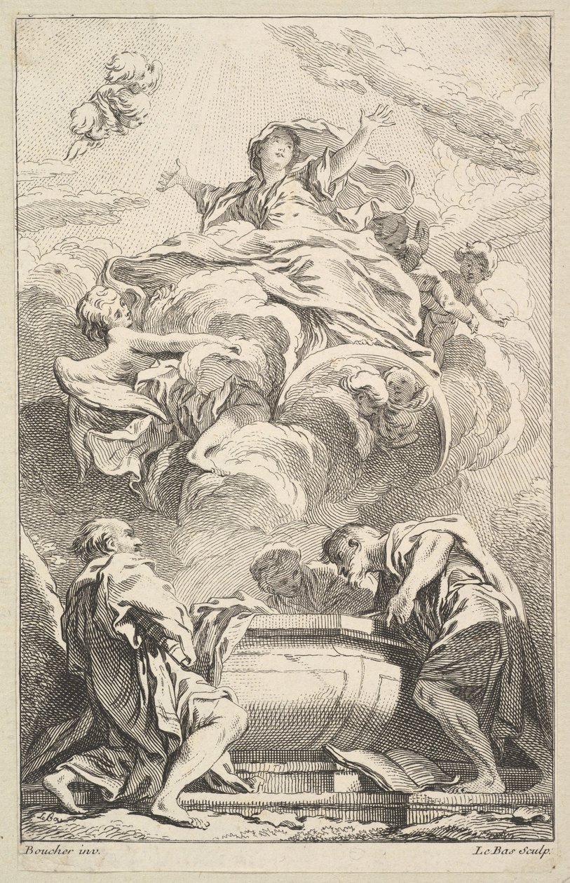 Antagelsen. af Jacques Philippe Le Bas