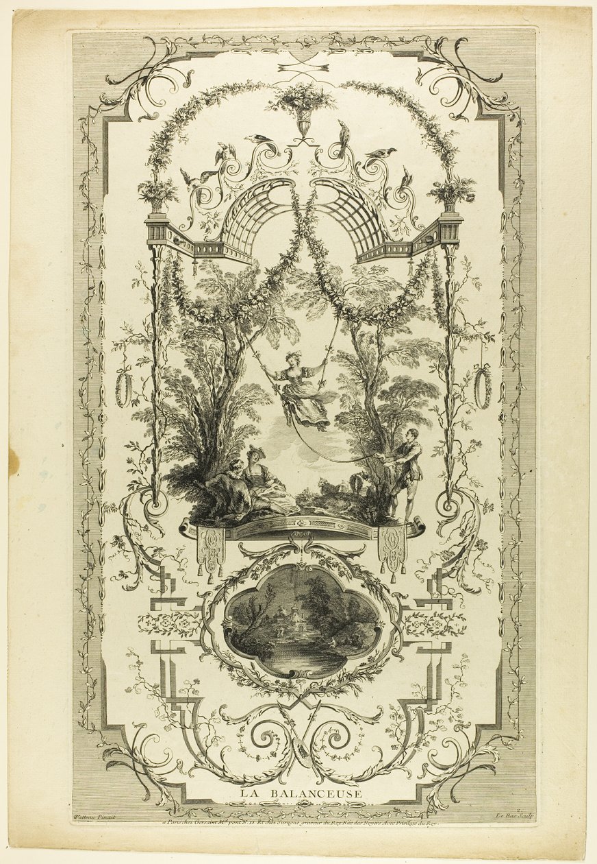 Gyngen af Jacques Philippe Le Bas
