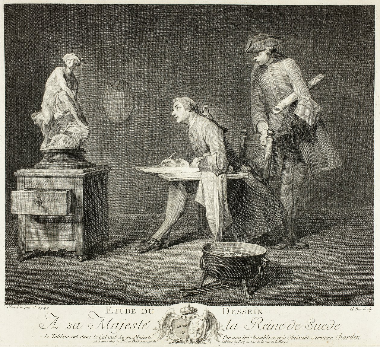 Tegneundervisningen af Jacques Philippe Le Bas