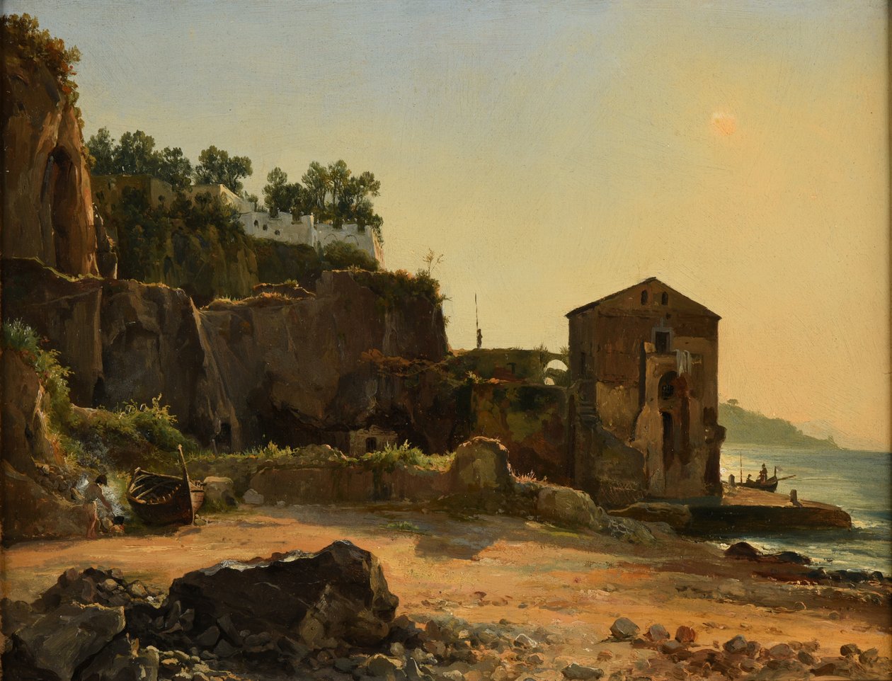 Bord de mer af Jacques Raymond Brascassat