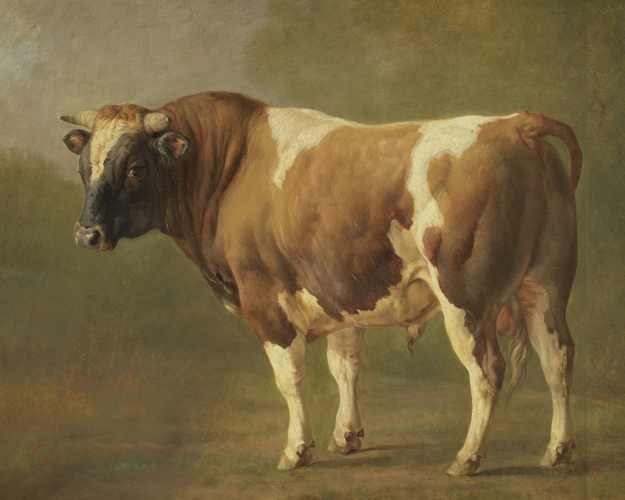 Studie af en Tyr af Jacques Raymond Brascassat