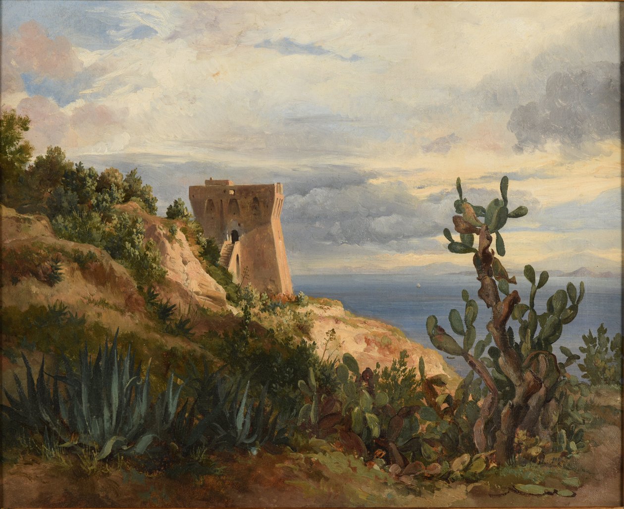 Tårn ved havet af Jacques Raymond Brascassat