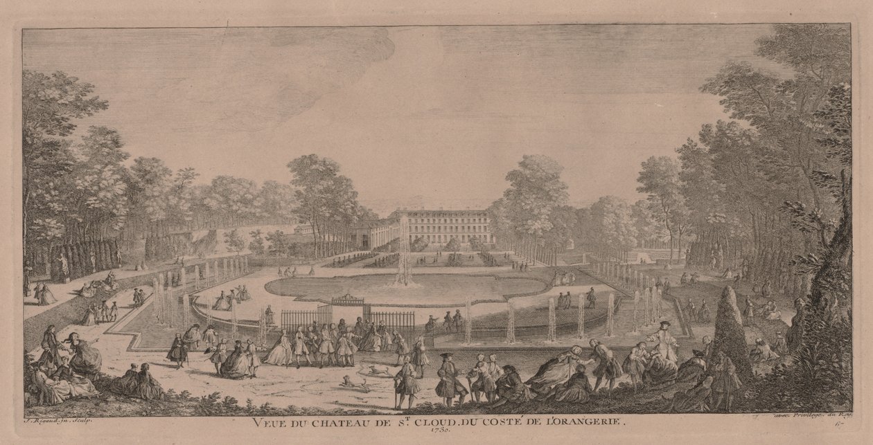 Chateau St. Cloud. af Jacques Rigaud