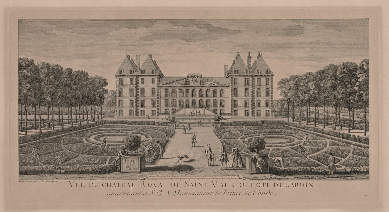 Chateau St. Maur af Jacques Rigaud