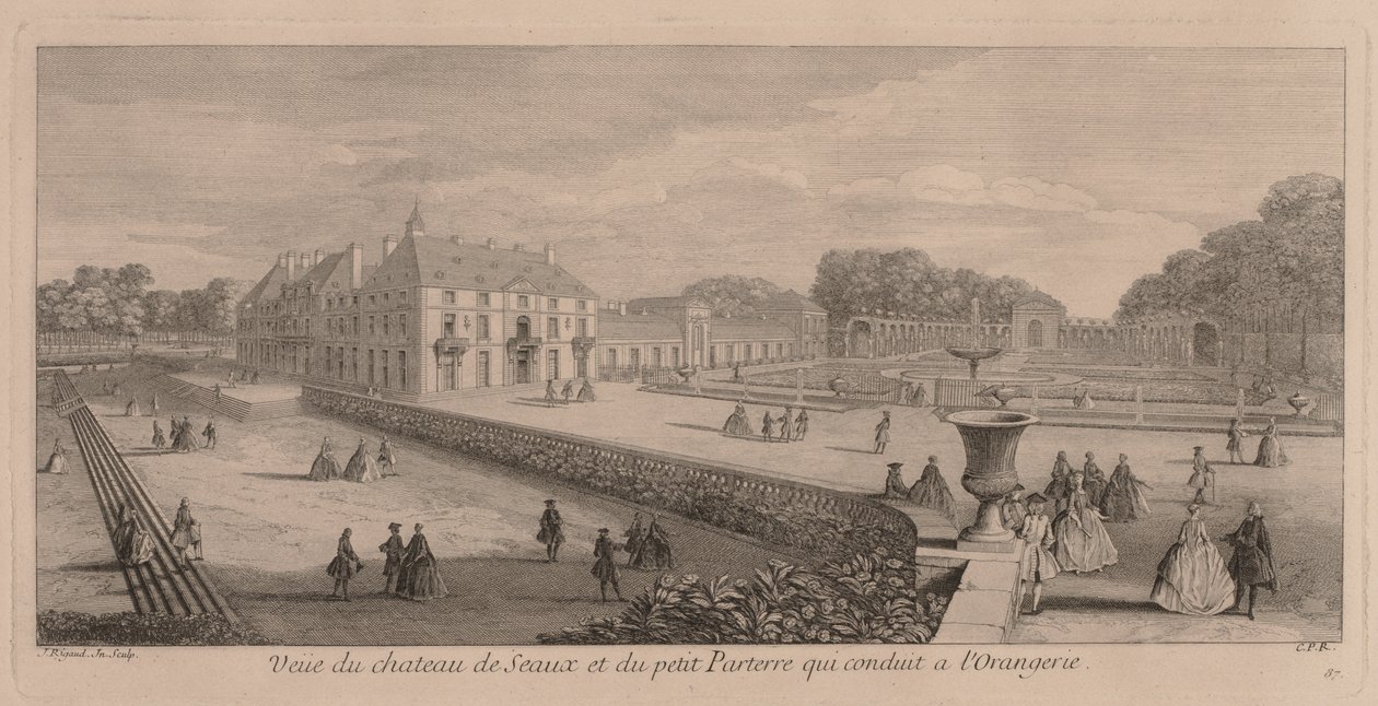Chateau og Have i Seaux. af Jacques Rigaud