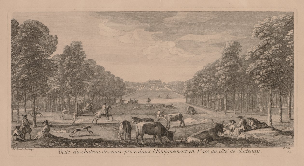 Chateau of Berny af Jacques Rigaud