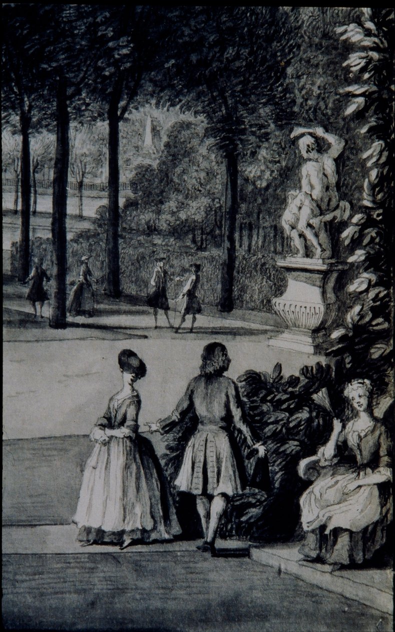 Detalje af "The Poplar Grove, Lord Burlington
