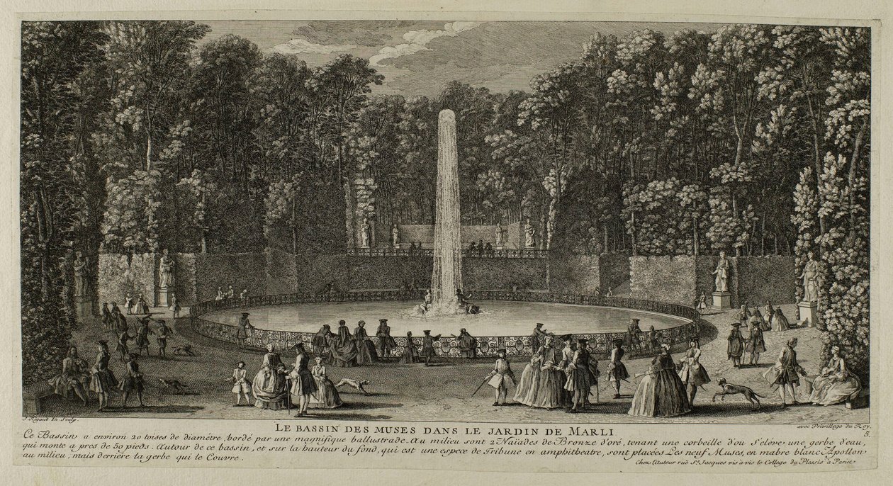Musernes bassin i Marlys have. / 5 af Jacques Rigaud