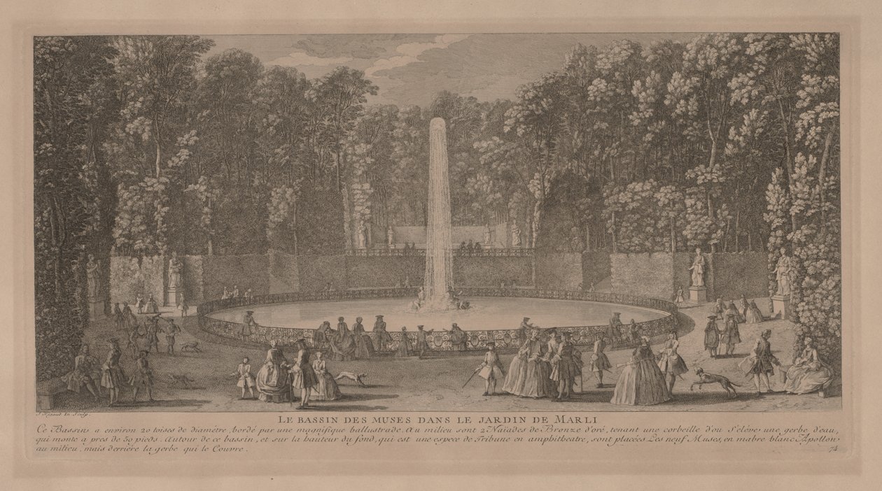 Musernes pool i Marli af Jacques Rigaud