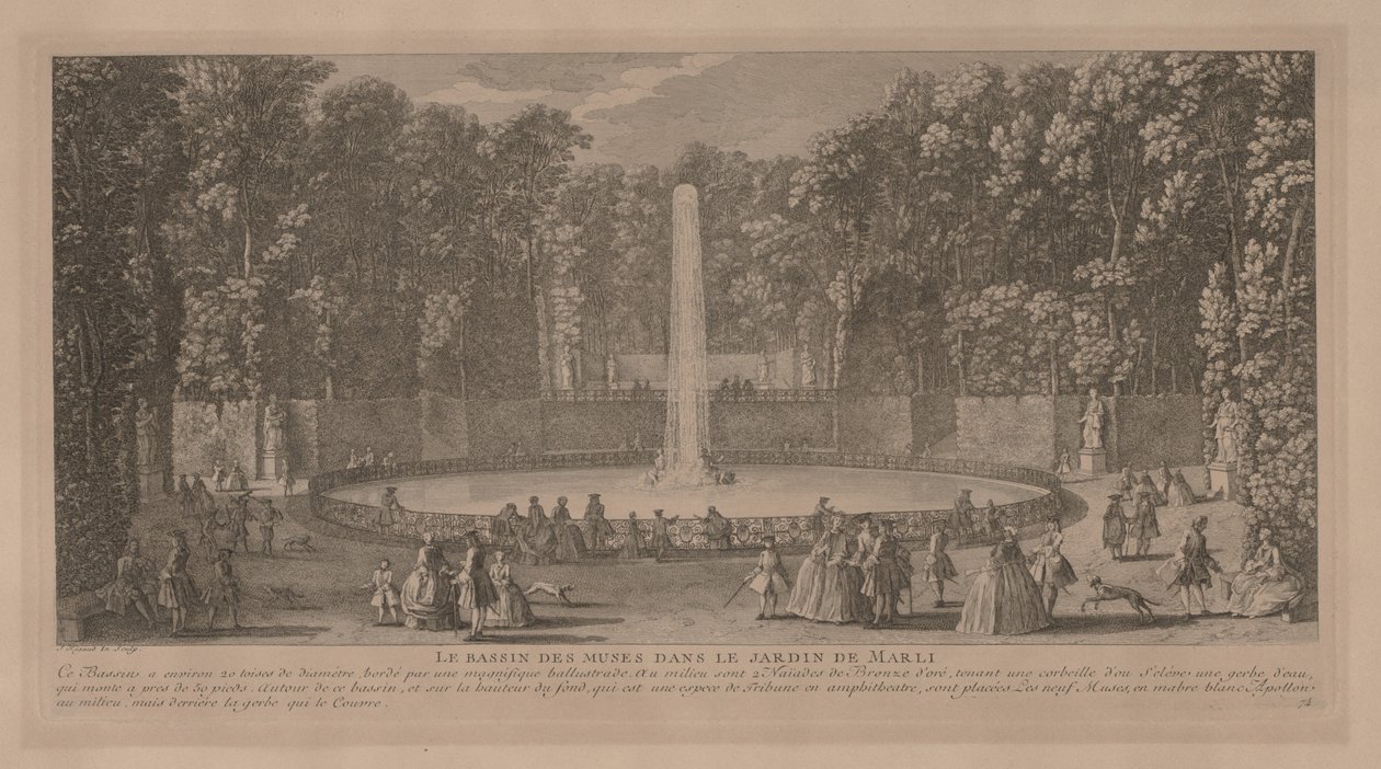 Musernes pool i Marli. af Jacques Rigaud