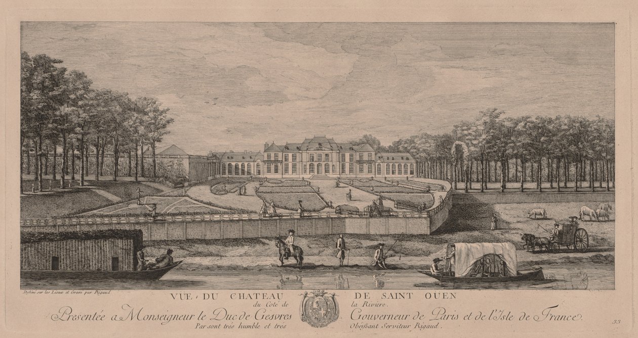 Chateau de Saint Ouen. af Jacques Rigaud