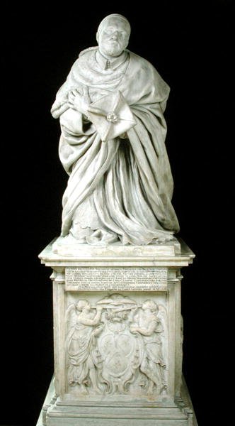 Monument til kardinal Pierre de Berulle (1575-1629) fra karmelitkapellet i Paris af Jacques Sarazin