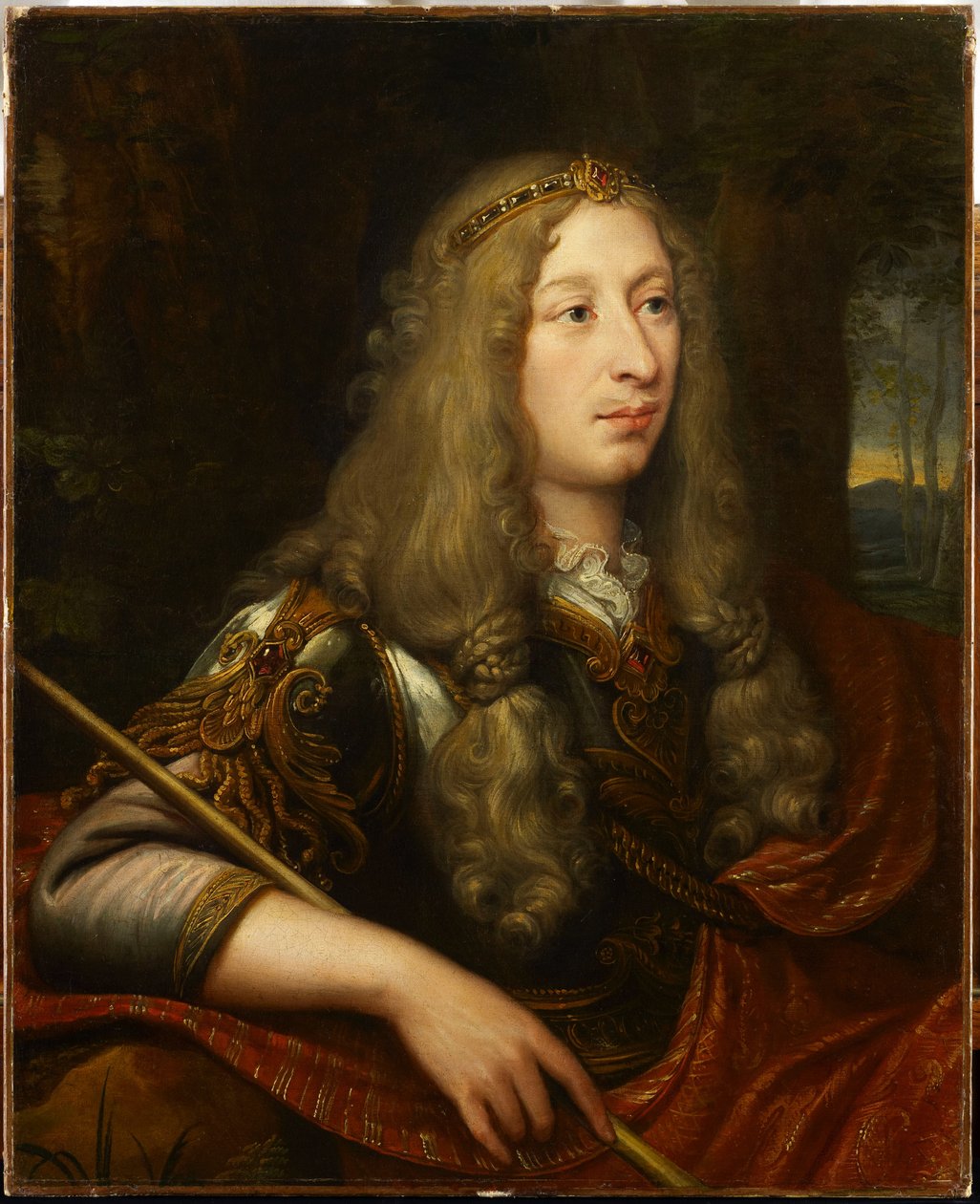 Fransk: Portrait de Louis II de Bourbon, duc d
