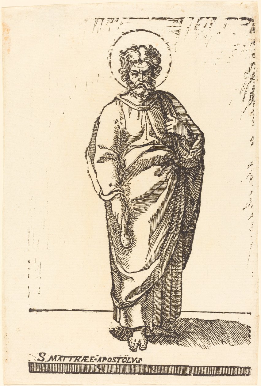 Sankt Matthæus af Jacques Stella