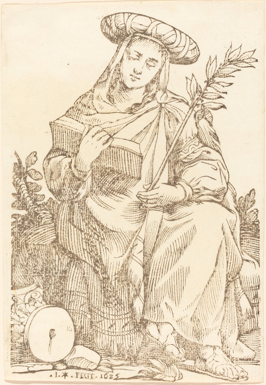 Sibylla Libyca af Jacques Stella