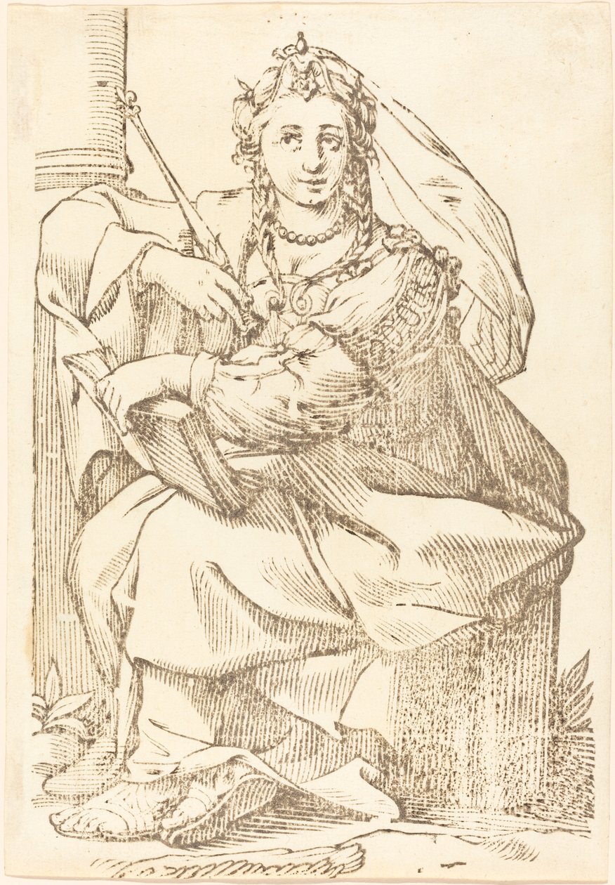 Frygisk sibylle af Jacques Stella