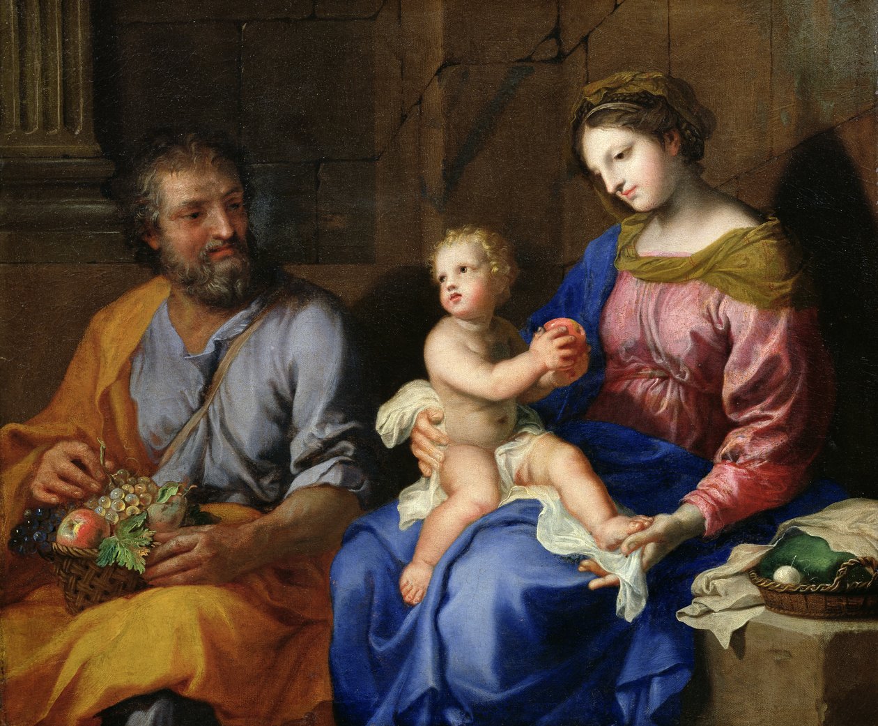 Den hellige familie af Jacques Stella