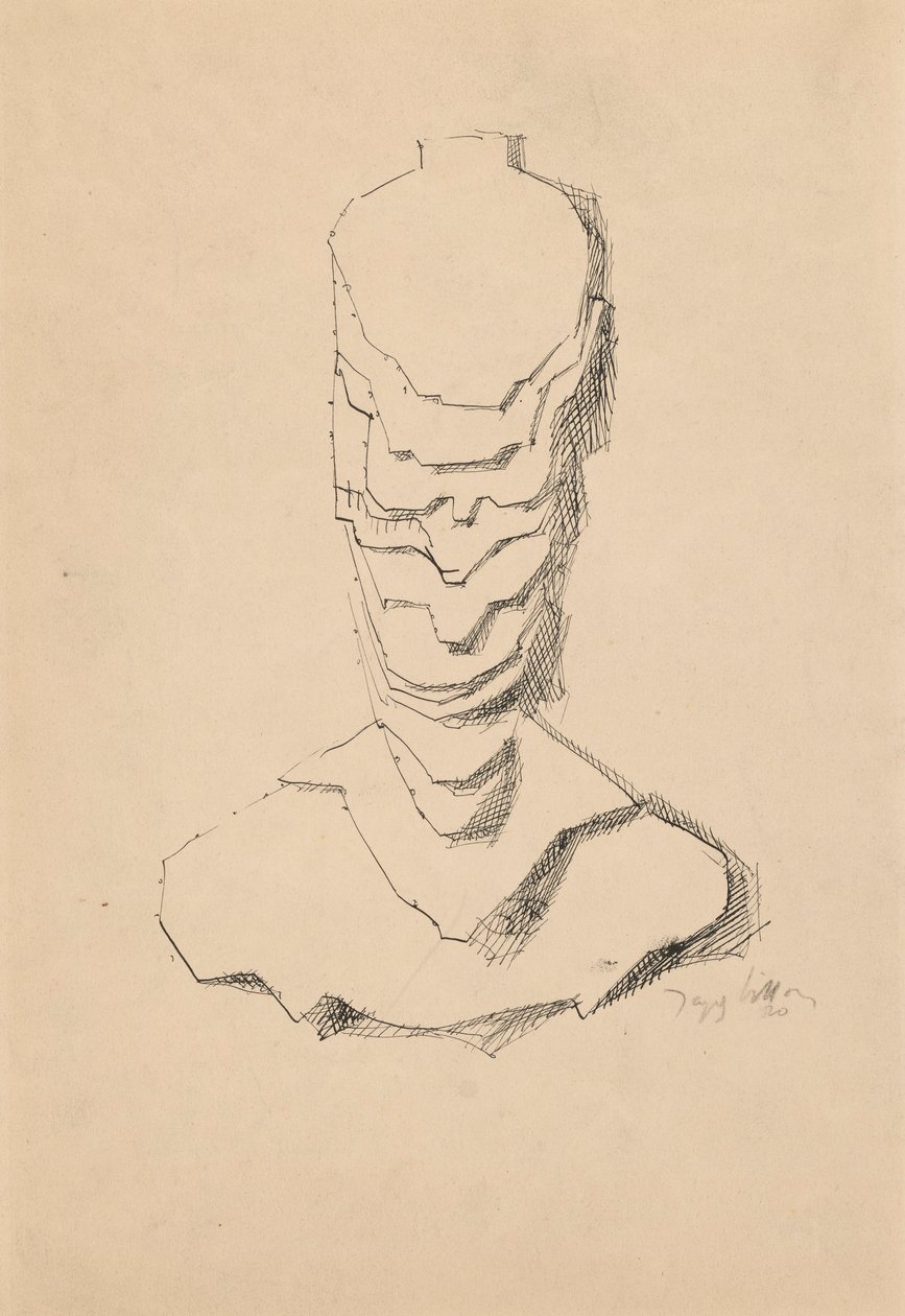 Abstrakt konstruktion (Baudelaire) af Jacques Villon