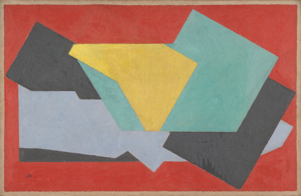 Farveperspektiv (vandret) af Jacques Villon
