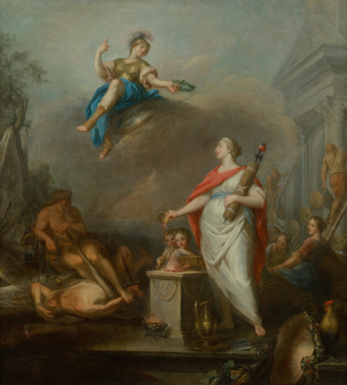 Allegori af revolutionen i 1789 af Jacques Wilbaut