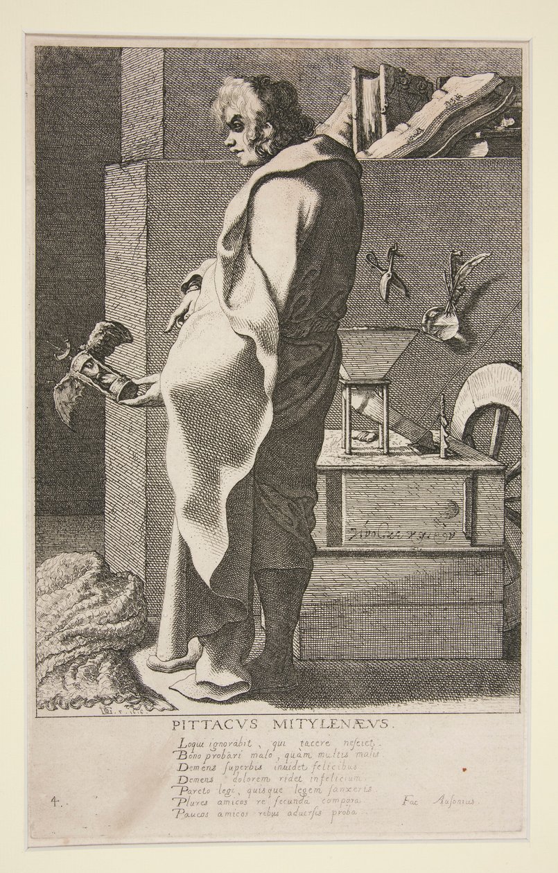 Pittacus Mytilenaeus, #4 fra serien The Seven Wise Men of Greece af Jacques de Gheyn III