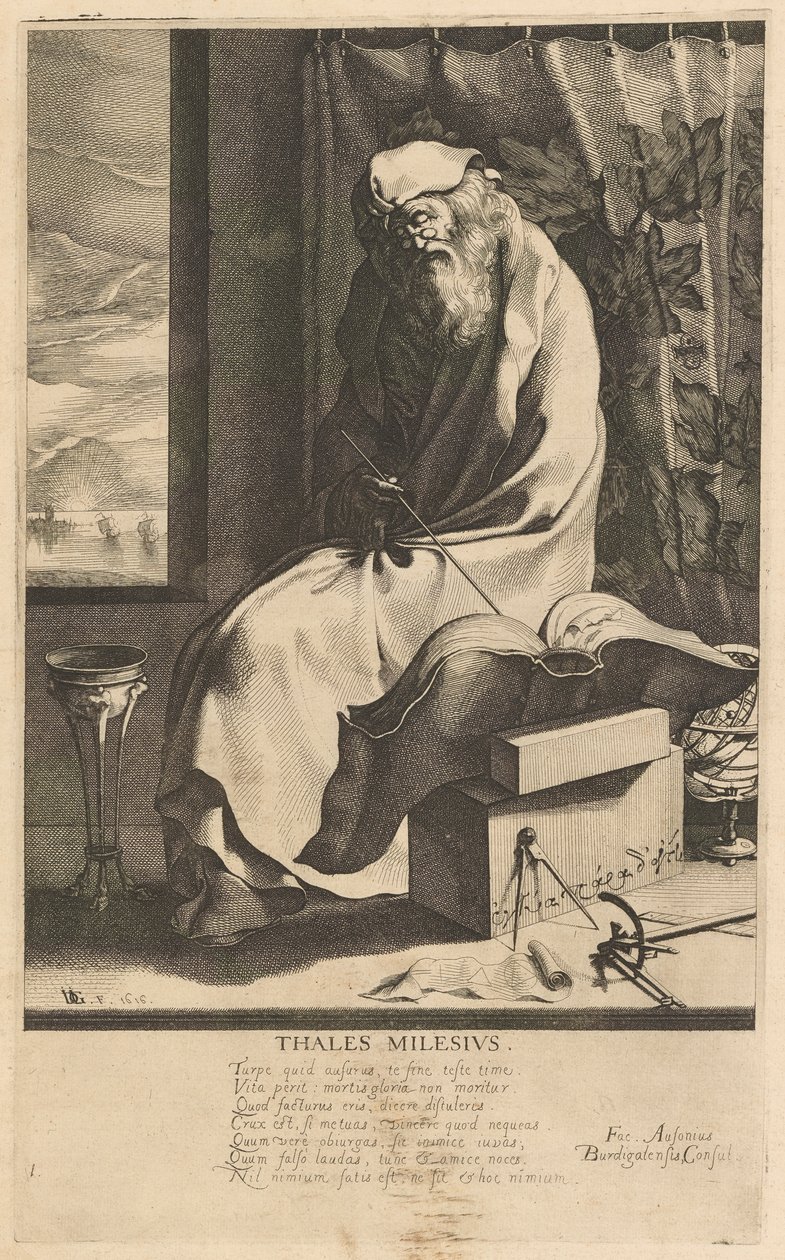 Thales Milesius, #1 fra serien The Seven Wise Men of Greece af Jacques de Gheyn III