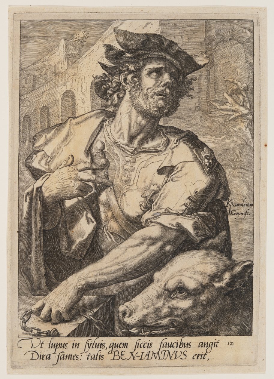 Benjamin, fra Jakobs tolv sønner af Jacques de Gheyn II