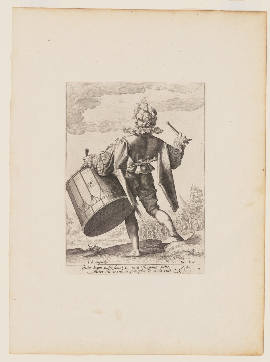 Trommeslager, fra Officerer og soldater i kejser Rudolph II