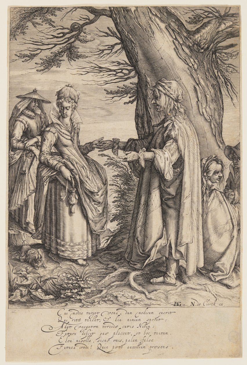 Spåkone af Jacques de Gheyn II