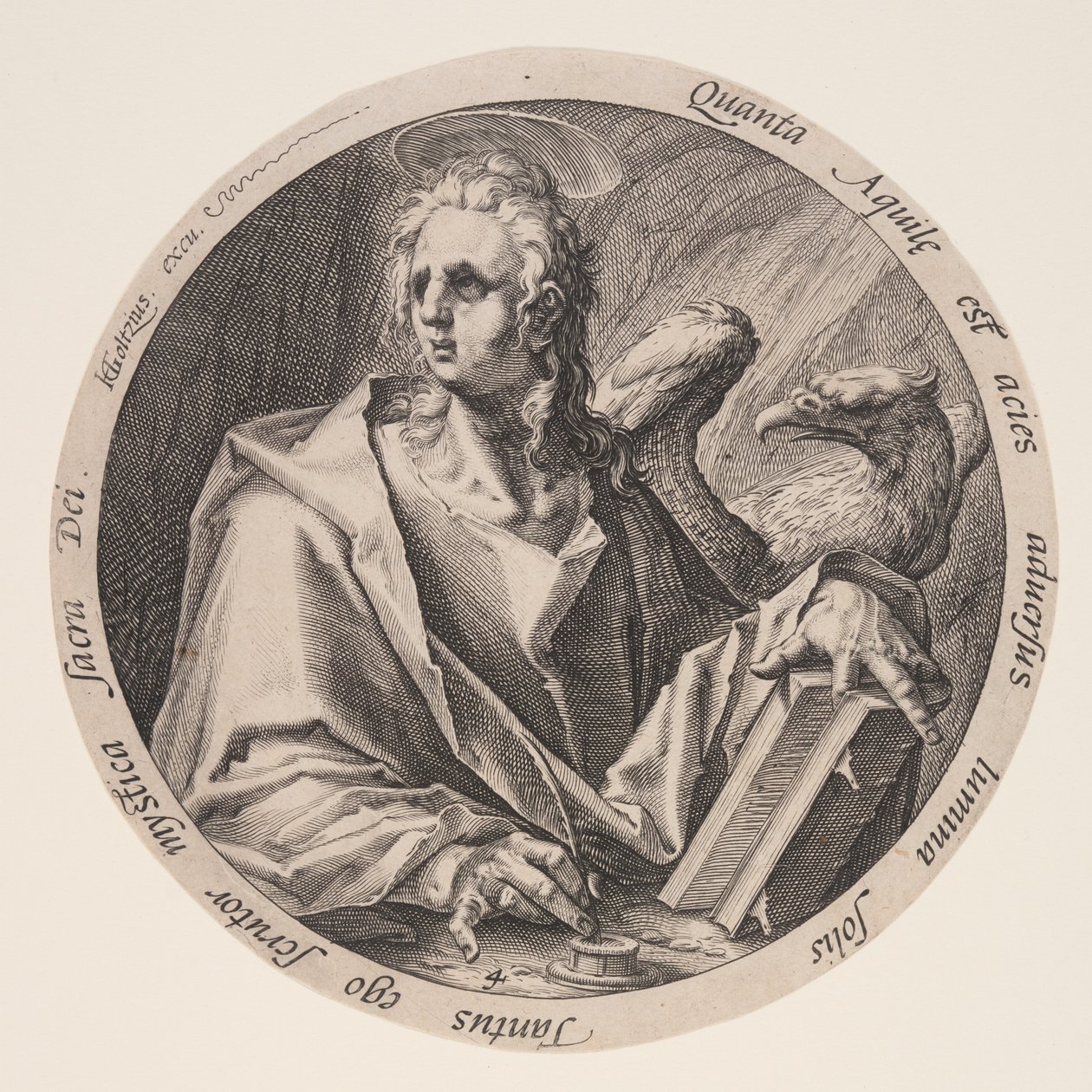 Johannes, fra Evangelisterne af Jacques de Gheyn II