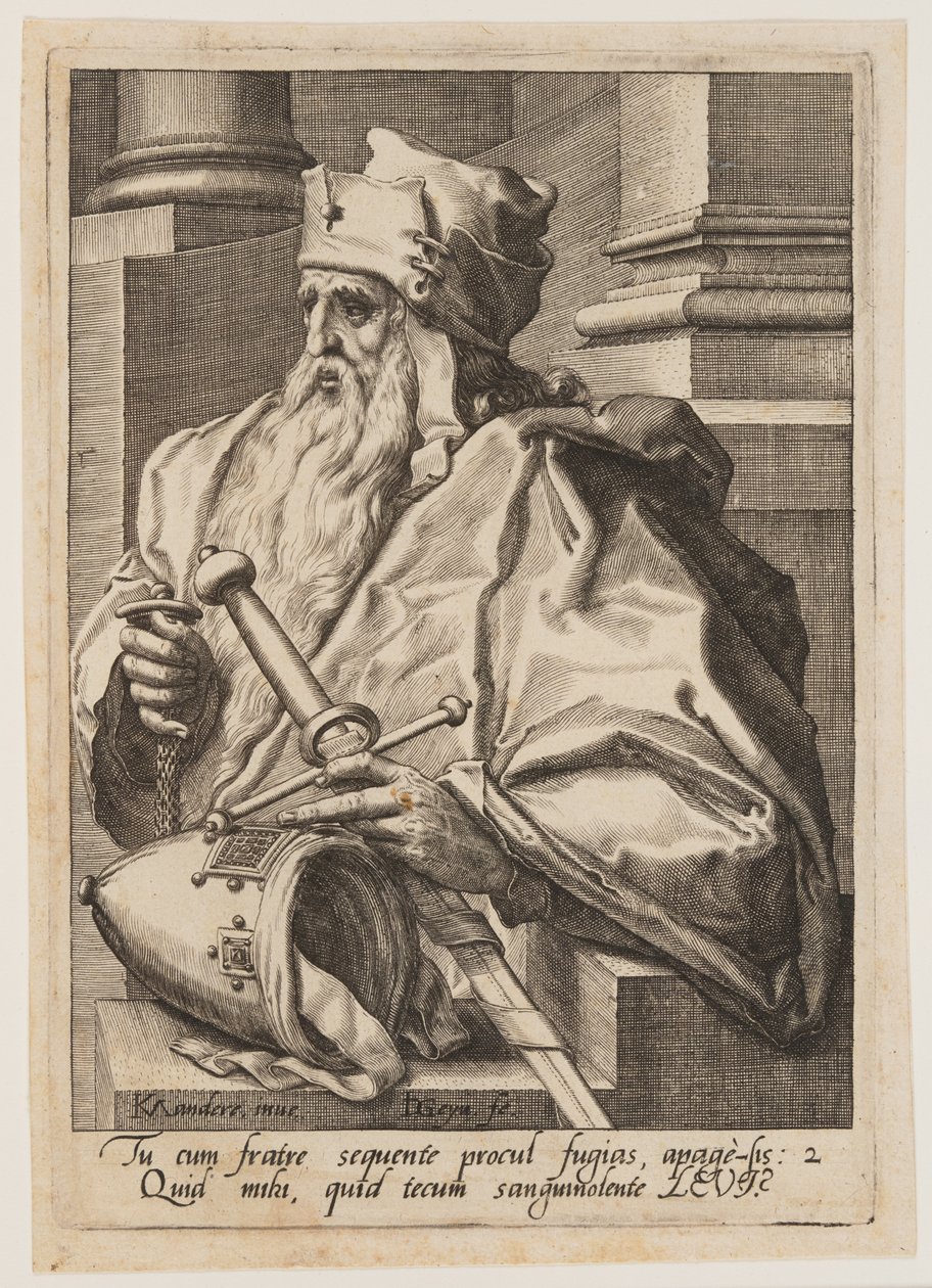 Levi, fra Jakobs tolv sønner af Jacques de Gheyn II