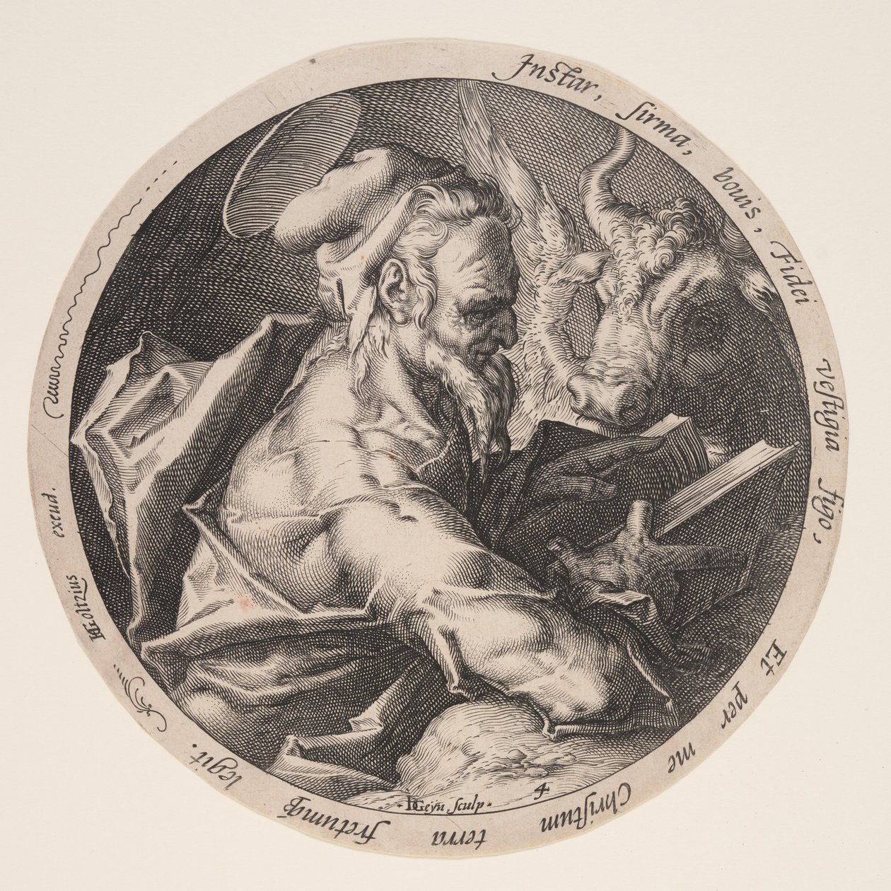 Lukas, fra Evangelisterne af Jacques de Gheyn II