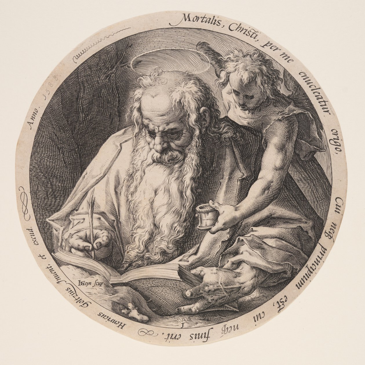Matthæus, fra Evangelisterne af Jacques de Gheyn II