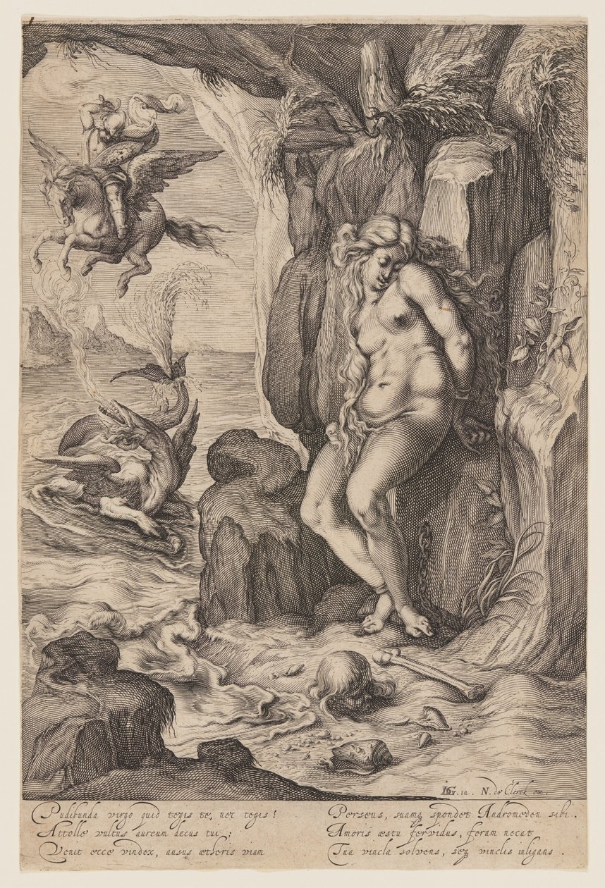 Perseus befrier Andromeda af Jacques de Gheyn II