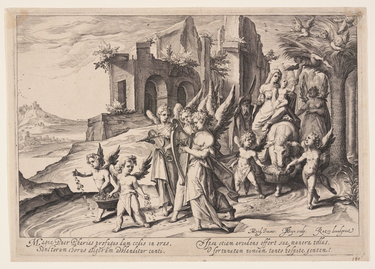 Tilbage fra flugten til Egypten af Jacques de Gheyn II