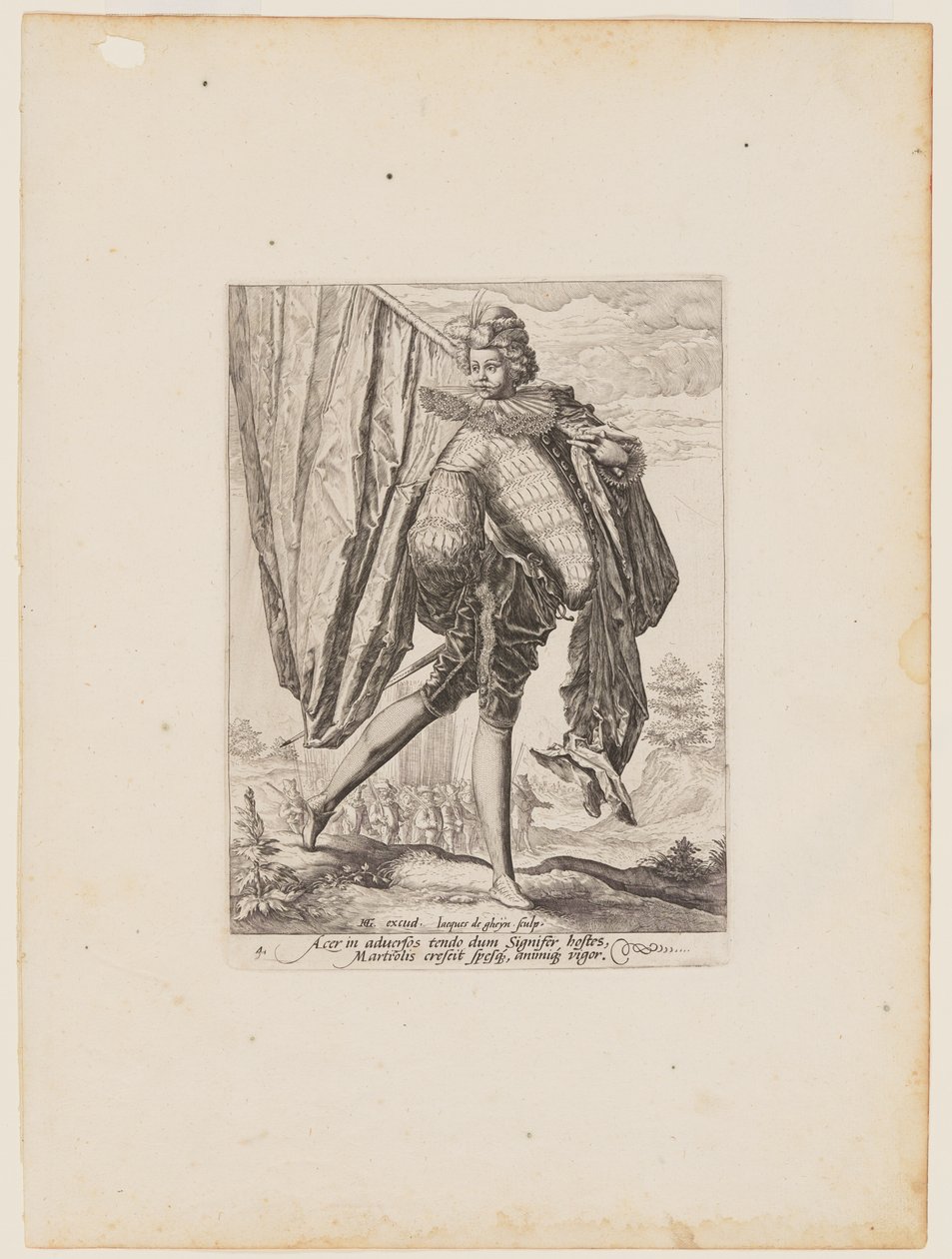 Fanebærer, fra Officerer og soldater i kejser Rudolph II