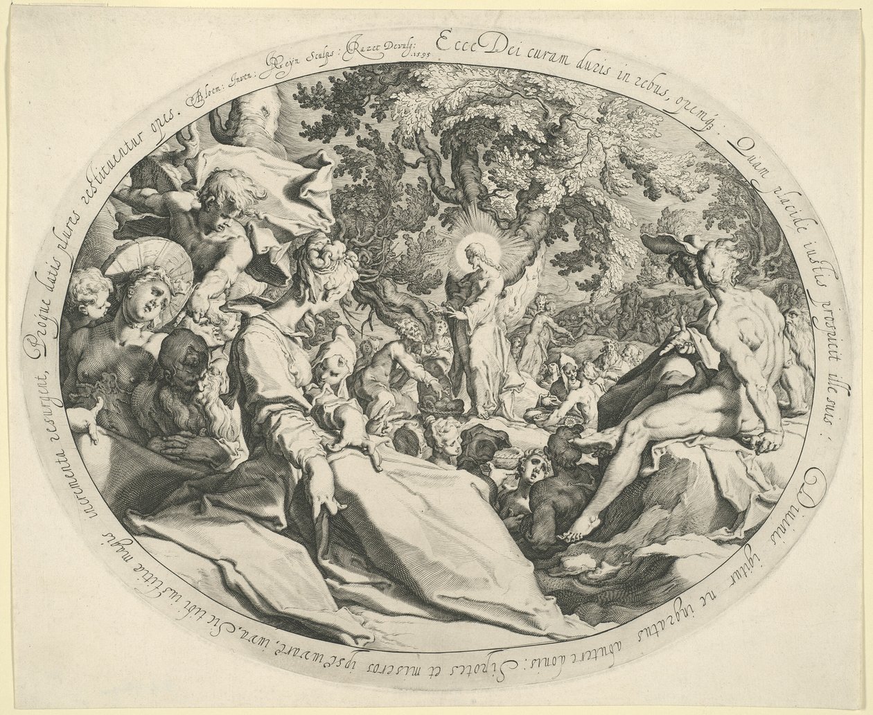 Miraklet med de fem brød af Jacques de Gheyn II