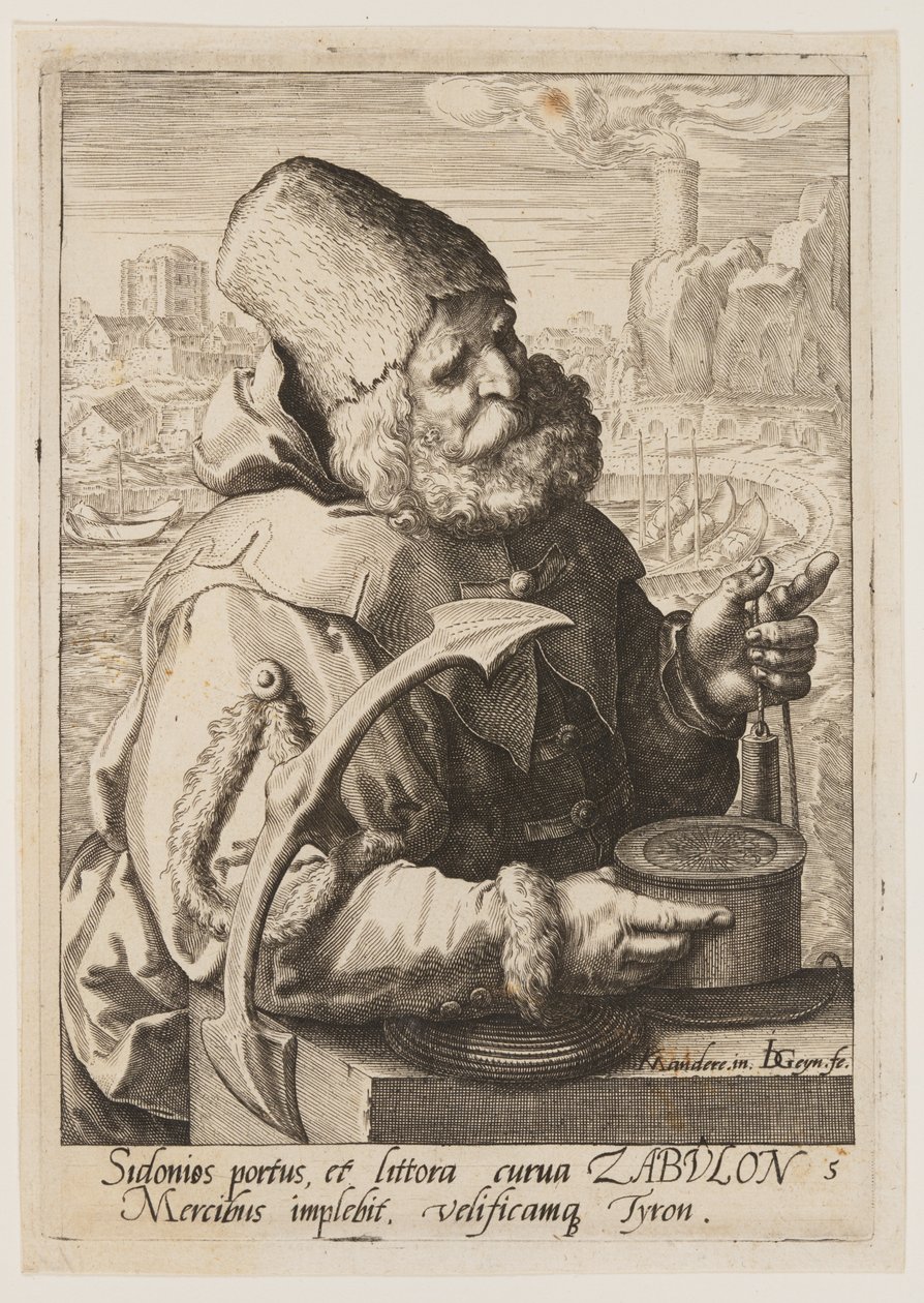 Zebulon, fra Jakobs tolv sønner af Jacques de Gheyn II