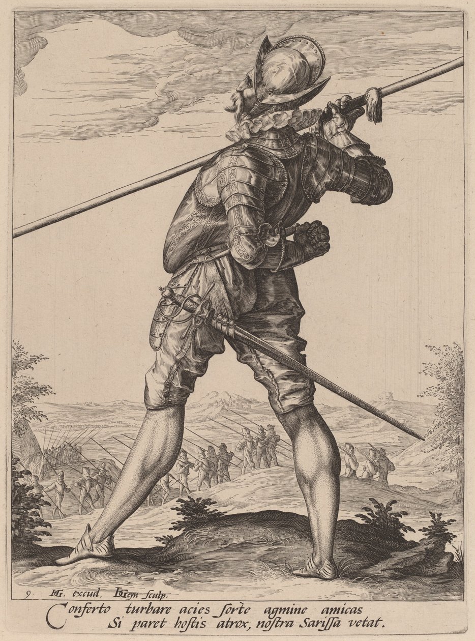 Længere af Jacques de Gheyn II after Hendrik Goltzius